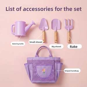 Kit de Jardinería Infantil con Herramientas de Hierro, Pala Pequeña y Compacta para Cultivo de Vegetales en Balcón, Cuidado de Flores y Cultivo de Plantas - Product Image 5