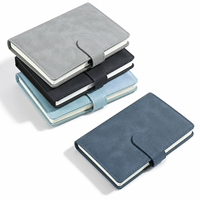 Carnet de notes d'affaires en gros de haute qualité, en tissu PU, avec boucle magnétique, reliure cousue, personnalisable pour entreprises, couverture rigide, 100 feuilles, source directe