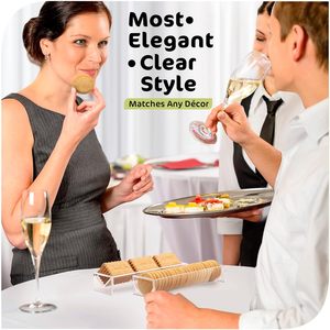 <span class=keywords><strong>Acrylic</strong></span> Hình Chữ Nhật Rõ Ràng Cracker Chủ Phục Vụ Khay 2-Mảnh Thực Phẩm Hiển Thị Giá Set Home Party Wedding Cửa Hàng Charcuterie Hội Đồng Quản Trị - Product Image 6