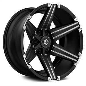 Jantes en alliage pour camion 4x4 tout-terrain de 20 pouces, concaves profondes, 20x12, 20x10, 6x139.7 - Product Image 4