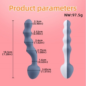 CITYFUN - Vibrador Anal con Cuentas, 10 Frecuencias de Estimulación, Masajeador de Próstata, Silicona Impermeable, Juguetes Sexuales para Adultos, para Hombres y Mujeres - Product Image 2