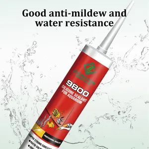 Selante Fix Cola Cola De Vidro Vendas Quentes em Fábricas Alta Elasticidade Impermeável Limpar Acético Silicone Líquido Silicone Spray C5h6si