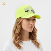 Casquette de baseball en nylon noir 5% imperméable, motifs à pois, argyle et fruits, brodée à la main, en tissu Oxford, popeline et style Dobby, vente en gros