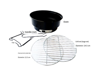 RD0132 Stainless Steel Cast Portable Indoor Outdoor Table Tabletop <strong>Charcoal</strong> <strong>Mini</strong> <strong>Grill</strong> Barbecue Korean Bbq <strong>Grill</strong> - Product Image 5