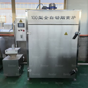 Four <span class=keywords><strong>de</strong></span> fumage professionnel chaud et froid pour poisson, viande séchée, saucisses, hot-dogs et poitrines <span class=keywords><strong>de</strong></span> poulet - Product Image 5