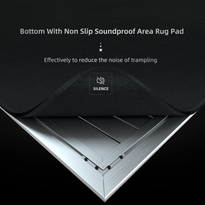 Нескользящие дверные коврики из алюминиевого сплава и резины для внутреннего/наружного входа, эффективные для удаления пыли и песка - Product Image 2