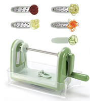 Hachoir manuel réglable pour légumes, trancheuse spirale, outil de cuisine multifonctionnel, robot culinaire pour fruits et légumes