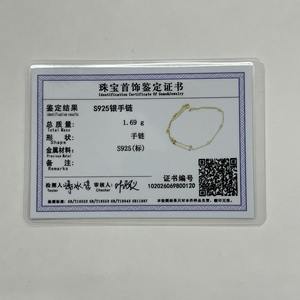 Popolare Bracciale Baciamano da Donna in Argento Sterling 925 con Zirconia Cubica Placcato Oro per Promessa e Anniversario Gioielli all'Ingrosso - Product Image 6