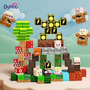 Oem בלוקים אריחים מגנטיים מותאמים אישית עבור 100pcs מגנט חוסם צעצועים אינטלקטואליים - Product Image 3