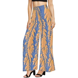 Maile 2024 personalizzato lascia pantaloni moda taglie forti di alta qualità da donna pantaloni larghi donna Sexy pantaloni da <span class=keywords><strong>spiaggia</strong></span> per donna - Product Image 4