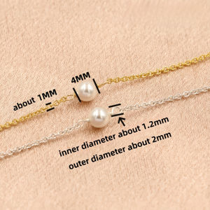 Chaîne en or véritable 14 carats rempli de perles <span class=keywords><strong>SWAROVSKI</strong></span> pour la fabrication de bracelets et de colliers en DIY, vente en gros de chaîne en or 14 carats rempli de perles - Product Image 3