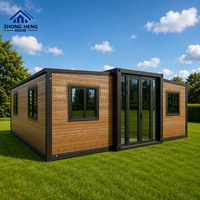 Casa Contenedor Expandible de Lujo a Precio de Fábrica, Impermeable, con Estructura de Acero, Plegable, Modular, Casa Pequeña Móvil con Baño Seco y Húmedo