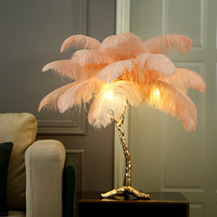Große Feder Baum nordische Innen romantische Dekoration Schlafzimmer Wohnzimmer Restaurant Hochzeits zimmer schöne Feder Stehlampe