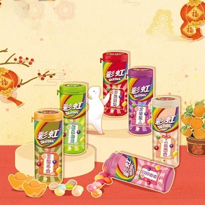 Skittle Sour Gummy Sweet Chewy Rainbow Jelly Beans Candy Caramelo <span class=keywords><strong>de</strong></span> goma suave para niños - Product Image 3