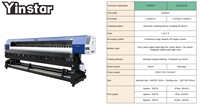 Imprimante numérique à jet d'encre à solvant écologique YD3200-3, format large de 3,2 m, 2 têtes d'impression I3200-E1 pour traceur, impression de bannières en vinyle, de papier peint