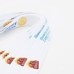 Wholesale Personalized Business Office Employee Neck <b>Lanyard</b> Keychain Custom Company Logo Printed <b>Polyester</b> ID <b>Lanyard</b> - Product Image 4