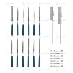 Công nghệ tinh vi FSC công cụ gỗ thép Carbon tập tin kim cương tập tin thiết lập để sử dụng tay - Product Image 2