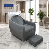 Bacs et fauteuils de lavage de cheveux professionnels Wally Beauty pour le lavage et le massage des cheveux, utilisés dans les salons de coiffure, les salons de beauté et les spas.