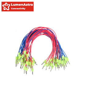 Dây thử nghiệm cá sấu hai đầu dây màu đỏ đen kiểm tra Clip cá sấu khai thác Dây Đôi - Product Image 3