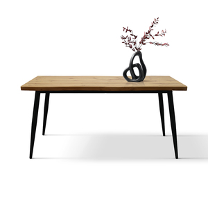 ชุดโต๊ะอาหาร Gioia รุ่น Rustic Oak หน้าท็อปเมลามีน ฐานโลหะ สำหรับใช้ภายในอาคาร - Product Image 5