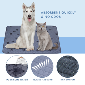 Atacado Lavável Puppy Training Pad Impermeável <span class=keywords><strong>Dog</strong></span> Mat Reutilizável Pet <span class=keywords><strong>Pee</strong></span> <span class=keywords><strong>Pads</strong></span> Super Absorvente <span class=keywords><strong>Pee</strong></span> Pad - Product Image 4