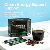 Café instantané froid probiotique G Burn, breveté, avec Bifidobacterium et Lactobacillus, soutien minceur, doux, sans sucre, qualité supérieure, personnalisé