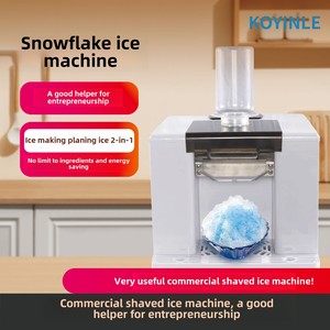 Mini tự động 220V/110V Điện bông tuyết máy nước đá CHÂU ÂU/Hàn Quốc Bingsu máy cho hộ gia đình và sử dụng ngoài trời - Product Image 3