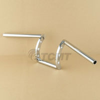 XINMATUO Guidon XF161003-E 1 "Z Bars pour Harley Triumph Victory BSA Custom Chopper Bobber