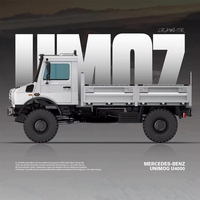 Camion RC Rlaarlo U4000 à l'échelle 1/7, 4x4, Rock Crawlers, RTR, ESC 140A commutable 4S/6S, FPV 1080p, servo 6 canaux, blocage de différentiel