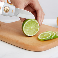 Multifunctioneel mini fruitgroente mes 2in1 keukenmes schilmessen snijden snijwerk