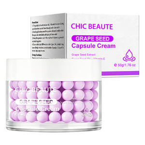 CHIC BEAUTE <span class=keywords><strong>Crema</strong></span> Viso Illuminante con Capsule di Semi d'Uva a Marchio Privato, Combatte i Radicali Liberi per Lasciare la Pelle Tonica e Radiosa - Product Image 5