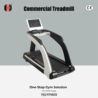 Equipo de Entrenamiento Cardiovascular para Gimnasio, Caminadora Motorizada ZF8800 con Motor de 3HP, Velocidad de 20km/h, Pantalla LCD Grande para Gimnasios