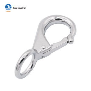 Mousqueton à œil fixe en acier inoxydable 304 316, résistant à la corrosion, poli, à ressort, type griffe <span class=keywords><strong>de</strong></span> <span class=keywords><strong>homard</strong></span>, pour usage marin et laisse pour animaux <span class=keywords><strong>de</strong></span> compagnie - Product Image 5