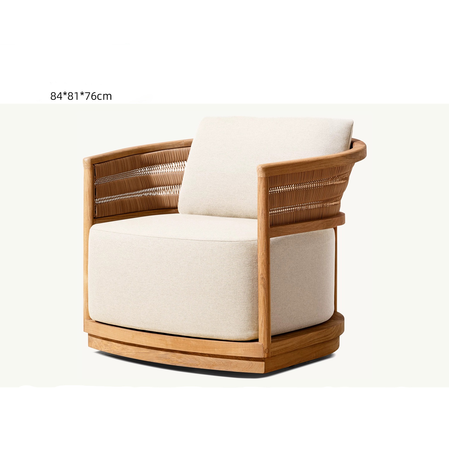 Teak singolo importato e ruotabile