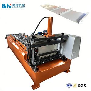 เครื่องขึ้นรูปลอนหลังคาแนวตั้งแบบพกพา คุณภาพสูง คุ้มค่า ปรับได้ พร้อมมอเตอร์ในตัว สำหรับงานหลังคาโลหะนอกสถานที่ - Product Image 1