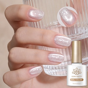 BORN PRETTY 10ml Vernis Gel Effet Œil de Chat Paillettes Métallisées Couleur Translucide Super Scintillant UV Gel Pailleté pour Ongles - Product Image 3