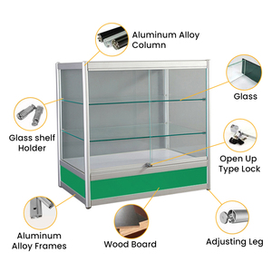 Présentoirs de <span class=keywords><strong>pharmacie</strong></span> et de magasin médical, étagères en fer et verre, éclairage LED, portables, pour centres commerciaux et présentoirs de vente au détail - Product Image 5