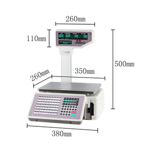 Báscula Digital Veidt TM-30A para Supermercado, 30 kg, con Impresión de Etiquetas, Plataforma para Comercio Minorista, Impresión de Recibos, Caja Registradora TM-30A T - Product Image 2
