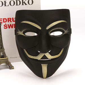 Film Cosplay V Vendetta Anonyme Guy Fawkes Vendetta <span class=keywords><strong>Masque</strong></span> Halloween Cosplay Party - Product Image 3