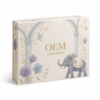 Boîte cadeau de luxe rigide personnalisée pour soins de la peau, avec insert en carton recyclable pour kits de sérum pour cils, cosmétiques, cadeaux de beauté - Vente au détail haut de gamme