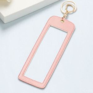 Llavero Transparente para Photocards con Ventana de PVC y Funda de Cuero PU para Fotos de Ídolos - Product Image 3