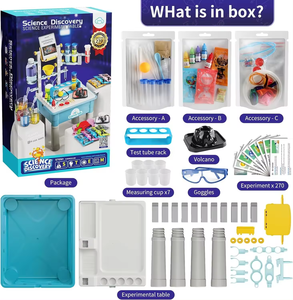 Tự làm gốc Giáo Dục Mới thử nghiệm bảng nhỏ 270 Đồng hồ thí nghiệm bảng hóa học thí nghiệm khoa học phòng thí nghiệm thiết lập - Product Image 6