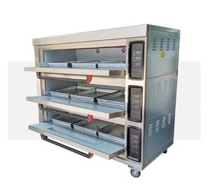 Suministro de equipos de panaderí<span class=keywords><strong>a</strong></span> pequeños Tres cubiertas de triple leñ<span class=keywords><strong>a</strong></span> Bagel Cupcake Pizza <span class=keywords><strong>Horno</strong></span> <span class=keywords><strong>para</strong></span> hornear <span class=keywords><strong>para</strong></span> pan - Product Image 3