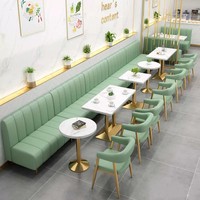Prix d'usine – Mobilier commercial moderne pour restaurant : banquette de café, canapé, table et chaises pour la restauration