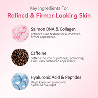 Masque de nuit YECUCE PDRN à la caféine rose, dropshipping, raffermissant, hydratant, masque de nuit pour le visage au DNA de saumon pour les vendeurs e-commerce.