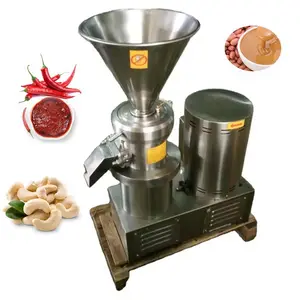 Powerful mesin penggiling pasta kacang mete pembuat saus cabe komersial kuat HJ-MS110