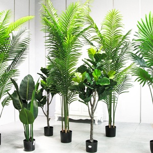 Planta Artificial Decorativa para <span class=keywords><strong>el</strong></span> Hogar, Plantas Artificiales en Maceta, Árboles Bonsái, Hojas de Goma, Hojas de Plástico, Decoración <span class=keywords><strong>Tropical</strong></span> para Interiores - Product Image 6