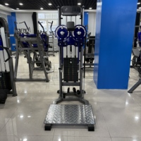 Mesin Latihan Angkat Lateral Komersial Dual Arm Pin Loaded untuk Bahu dan Otot Delt, Peralatan Gym Heavy Duty