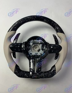 Volante de Cuero y Carbono Personalizado para <span class=keywords><strong>Benz</strong></span>, Modificación Personalizada, Volante de Coche Mejorado, Bandeja para Volante de Coche - Product Image 4