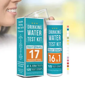 Manufactory 17 20 in 1 Parameter Customized OEM Drinking Water Test Kit for Hardness, Lead, Iron,Copper, Fluoride and More